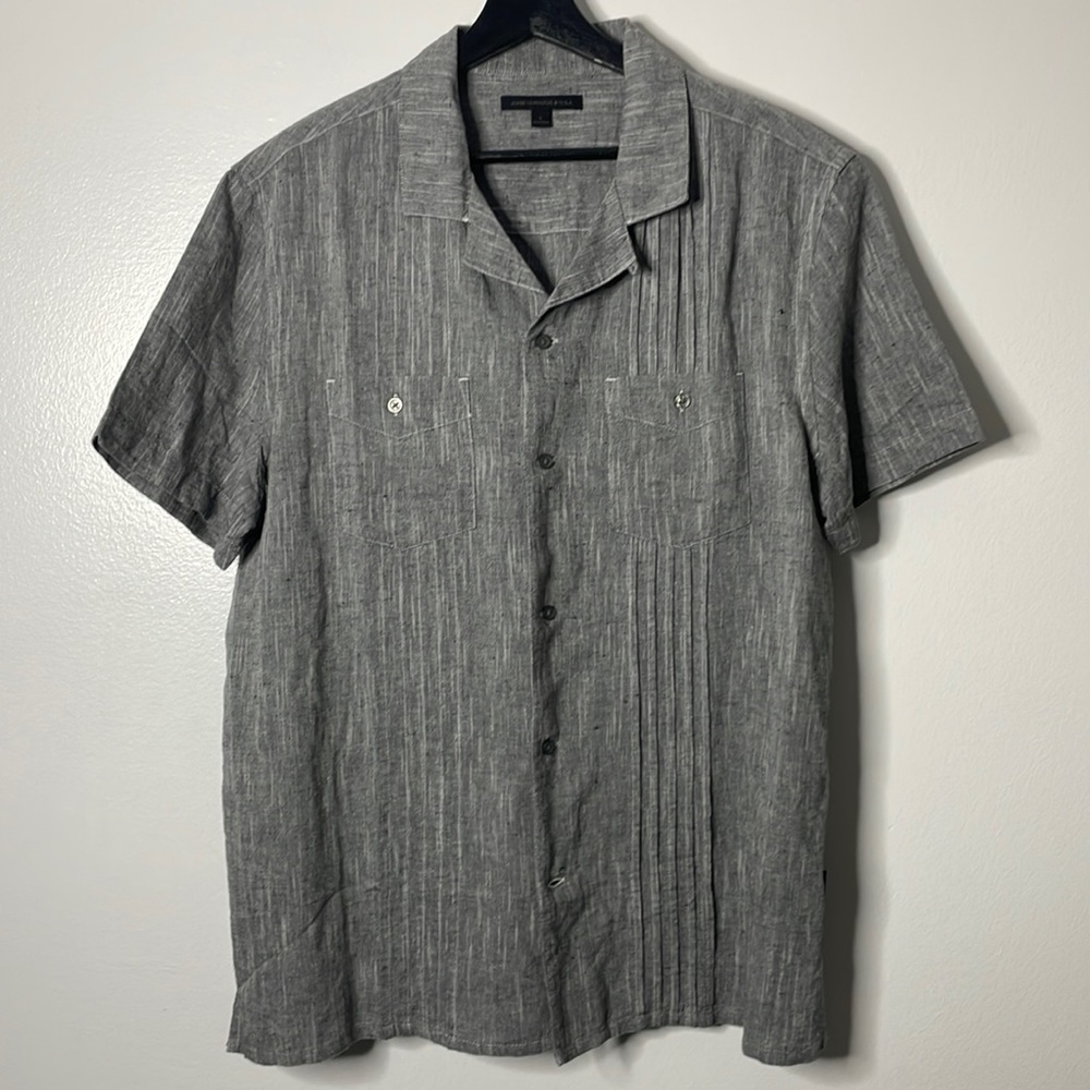 John Varvatos Short Sleeve Button Down